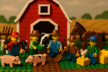 Lade das Bild in den Galerie-Viewer, lego stop motion bauernhof
